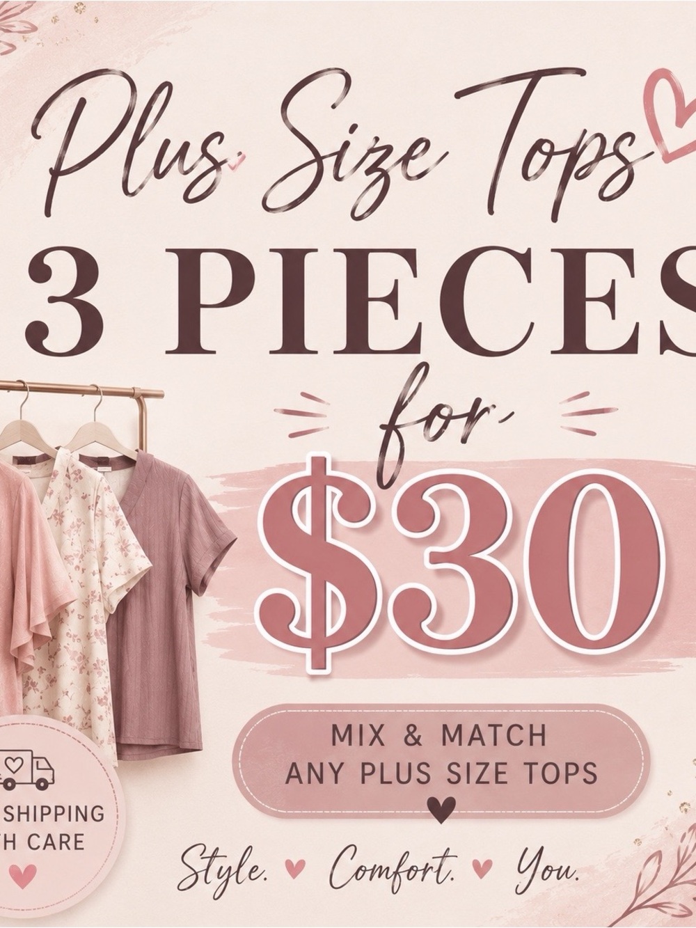 Women’s Plus Size Tops Blouses Tanks T’s